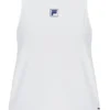 Blusa de tenis sin mangas para mujer en color blanco roto