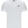 Camisa polo de tenis para hombre en color blanco roto