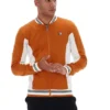 Chaqueta de chándal de béisbol Settanta en color Pumpkin Spice