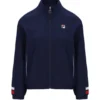 Chaqueta de chándal de tenis para mujer en azul marino
