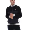 Chaqueta «Tie Breaker» con cuello de embudo en negro