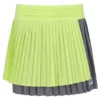 Falda de tenis plisada con corte cruzado para mujer de Lemon