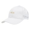 Gorra de béisbol casual para hombre con el logotipo de Fila en blanco