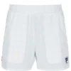 Pantalones cortos de tenis para hombre de 5" con diseño blanco