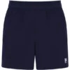 Pantalones cortos de tenis para hombre de 5" en azul marino oscuro con pantalón interior