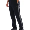 Pantalones negros Layton de corte recto con detalle de cinta
