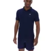 Polo texturizado Tristiano azul marino de Fila