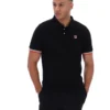 Polo Zev negro con detalle en los puños