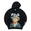 Sudadera con capucha Fila x Museo Van Gogh «Negro multicolor»