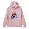 Sudadera con capucha y diseño gráfico «Rosa»