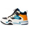 Zapatillas casuales de skate de caña alta «White Black Orange»