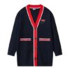 Abrigo de punto «Navy Red»