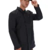 Abrigo Sammy negro con cremallera completa