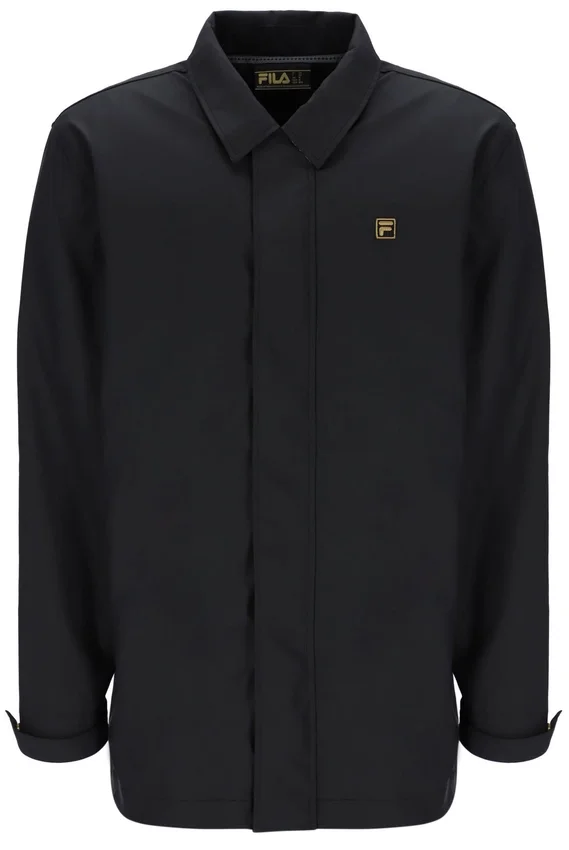 Abrigo Sammy negro con cremallera completa