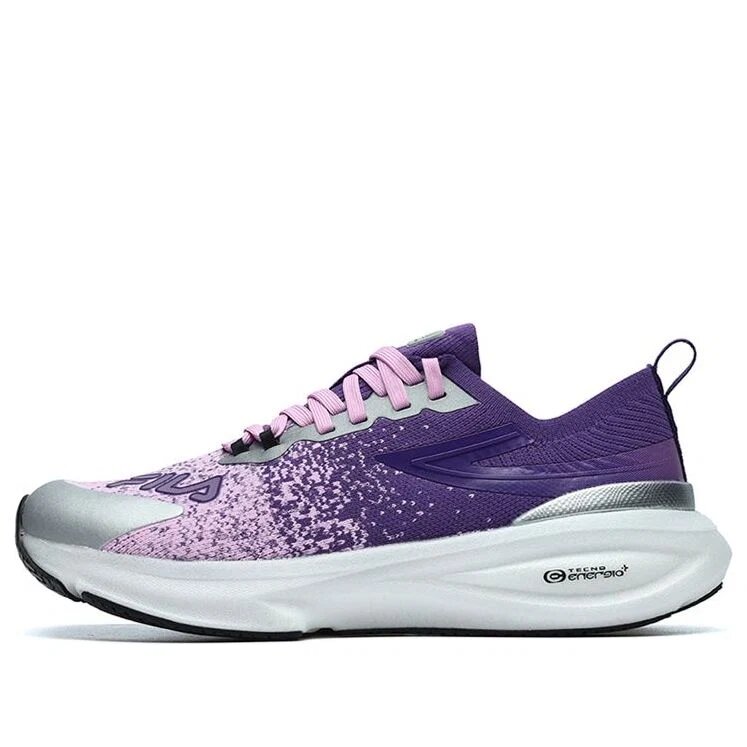 Atletismo, amortiguación ligera, morado y azul
