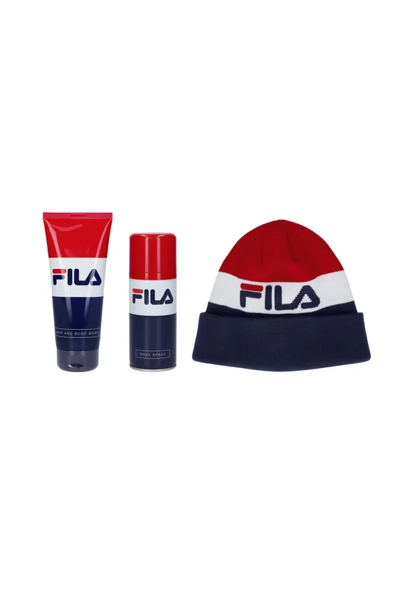 Azul marino Ahead of the Game (conjunto de regalo con gorro)