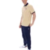 Beige clásico Polo clásico vintage a rayas BB1