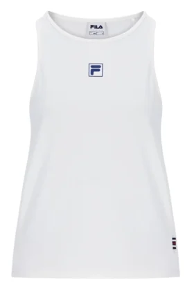 Blusa de tenis sin mangas para mujer en color blanco roto