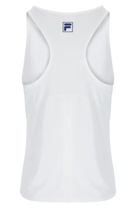 Blusa de tenis sin mangas para mujer en color blanco roto