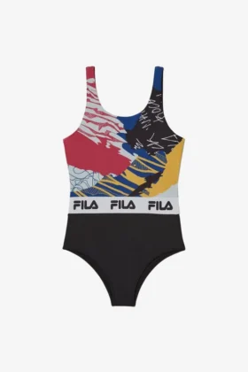 Body con estampado integral multicolor