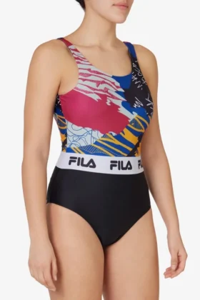 Body con estampado integral multicolor