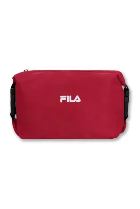 Bolsa de aseo con logo rojo