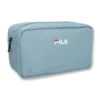 Bolsa de aseo con logotipo gris