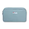 Bolsa de aseo con logotipo gris