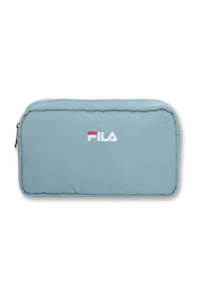 Bolsa de aseo con logotipo gris