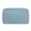 Bolsa de aseo con logotipo gris