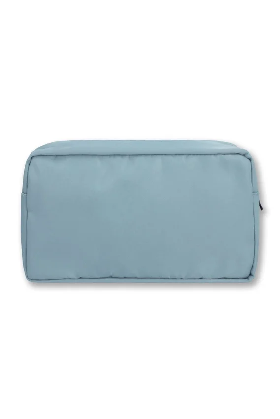 Bolsa de aseo con logotipo gris