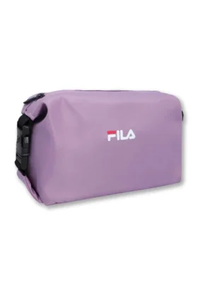 Bolsa de aseo con logotipo morado
