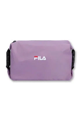 Bolsa de aseo con logotipo morado