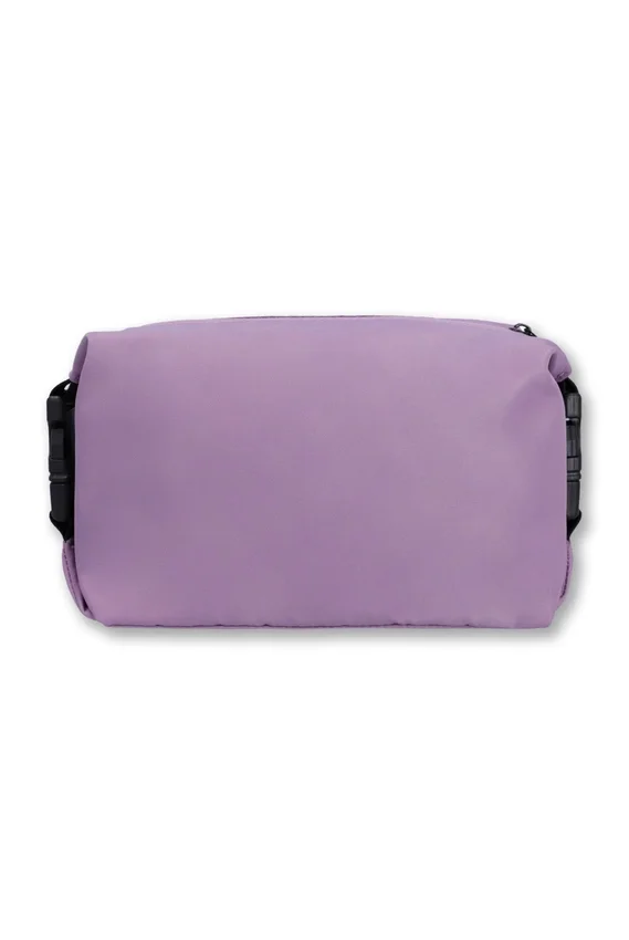 Bolsa de aseo con logotipo morado