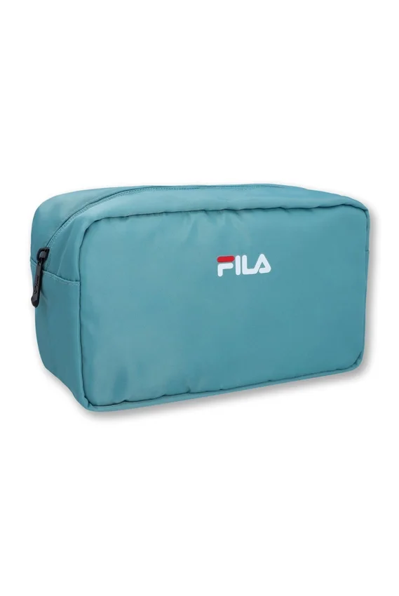 Bolsa de aseo con logotipo verde