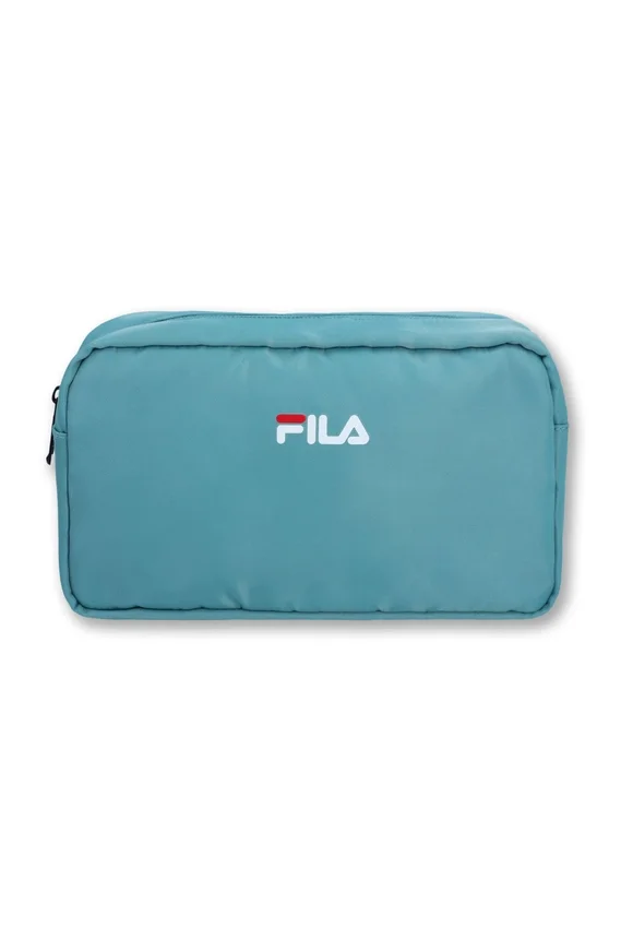 Bolsa de aseo con logotipo verde