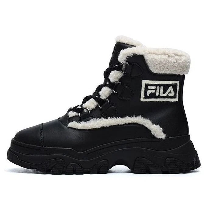 Botas de nieve abrigadas «Black White»