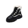 Botas de nieve abrigadas «Black White»