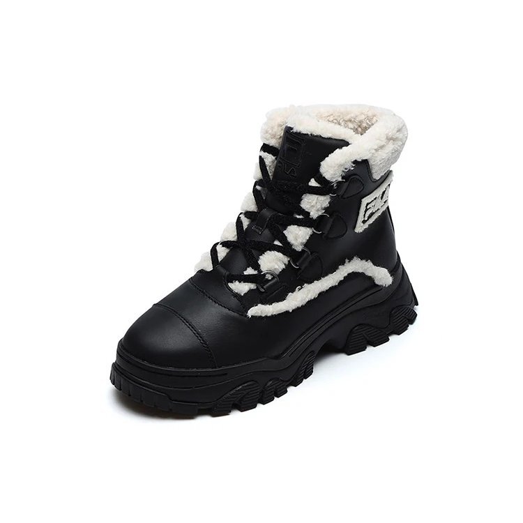 Botas de nieve abrigadas «Black White»