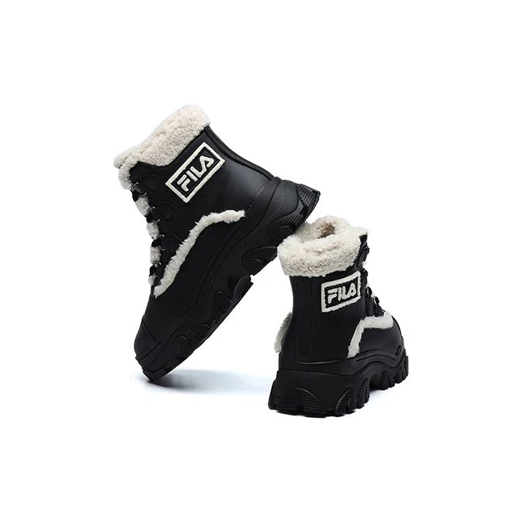 Botas de nieve abrigadas «Black White»