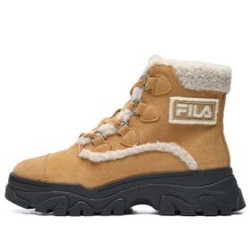 Botas de nieve abrigadas «Marrón Blanco»