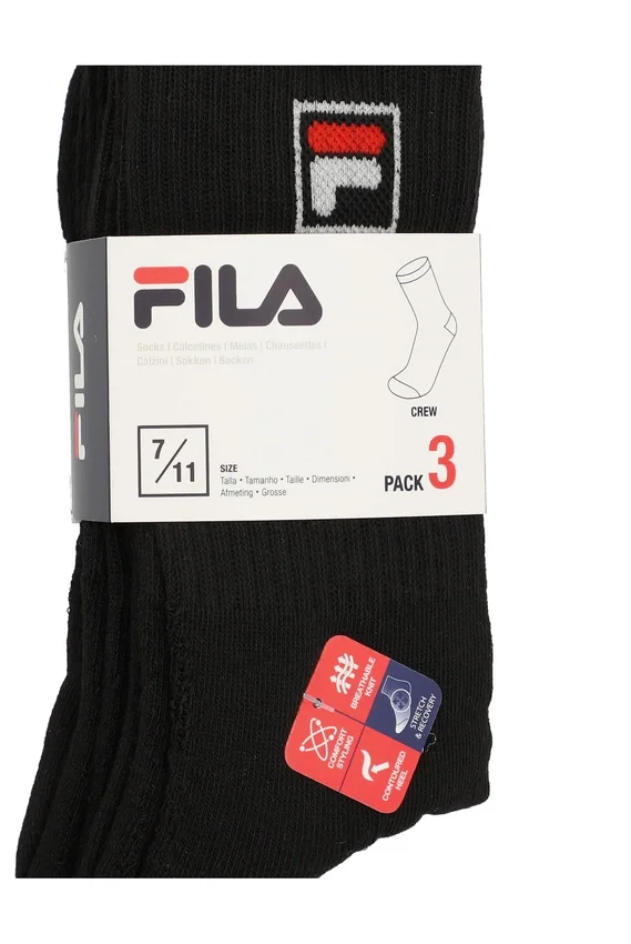 Calcetines clásicos de cuello alto Black Goat, paquete de 3