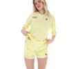 Camisa de fútbol Vernazza con cuello de fútbol en amarillo cera