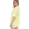 Camisa de fútbol Vernazza con cuello de fútbol en amarillo cera
