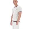 Camisa de punto de ganchillo Gardenia Domenico con ribetes en contraste