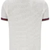 Camisa de punto de ganchillo Gardenia Domenico con ribetes en contraste