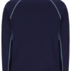 Camisa de tenis de manga larga para hombre en azul marino