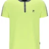 Camisa de tenis para hombre «Henry Neck» de Fila en color limón