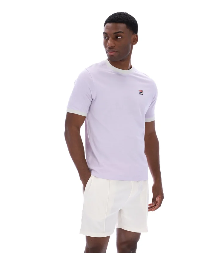 Camiseña Marconi Essential Ringer en color lila brumoso
