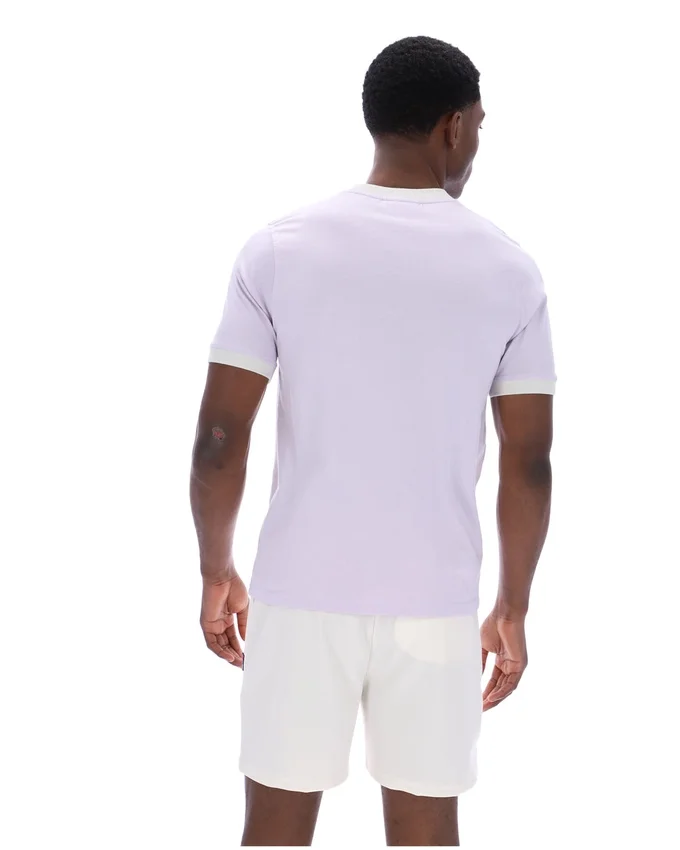 Camiseña Marconi Essential Ringer en color lila brumoso